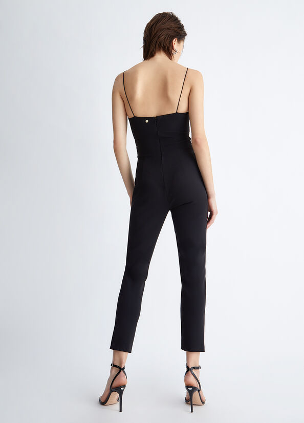 Liu Jo Smart Jumpsuit Women's Dress Black | BVI-970153