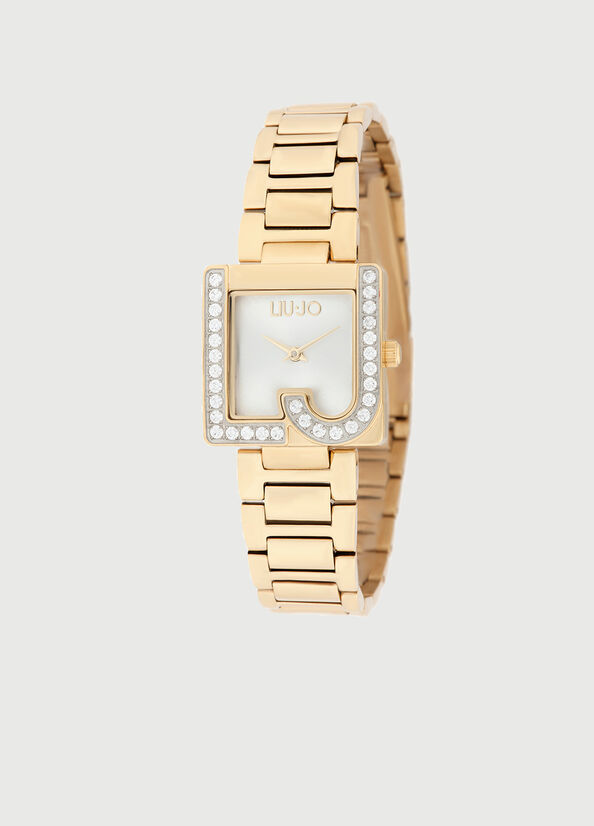 Liu Jo Steel With Logo Women\'s Watches Gold | ATV-534971