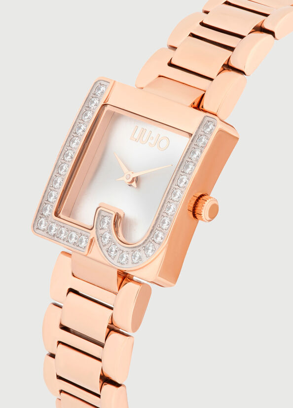 Liu Jo Steel With Logo Women's Watches Rose Gold | VAF-962754