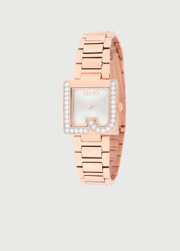 Liu Jo Steel With Logo Women\'s Watches Rose Gold | VAF-962754