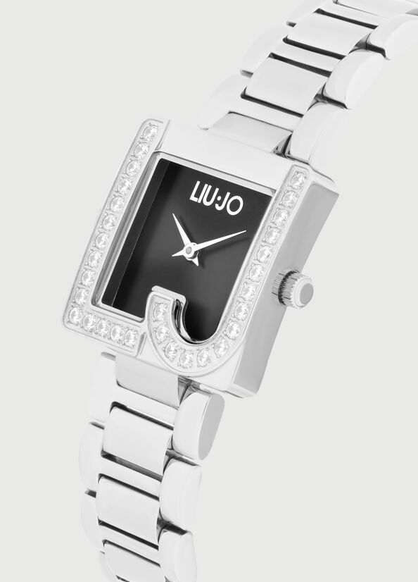 Liu Jo Steel With Logo Women's Watches Silver | WFZ-769385