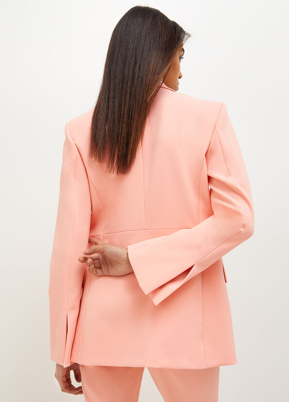 Liu Jo Stretch Fabric Blazer Women's Jackets Coral | VQU-176950