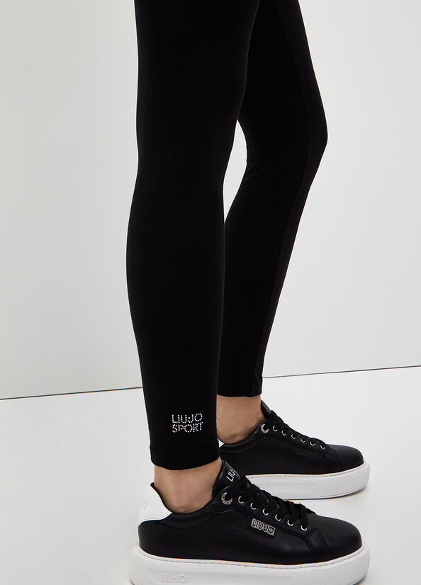 Liu Jo Stretch Jersey Leggings Women's Pants Black | SYL-620378