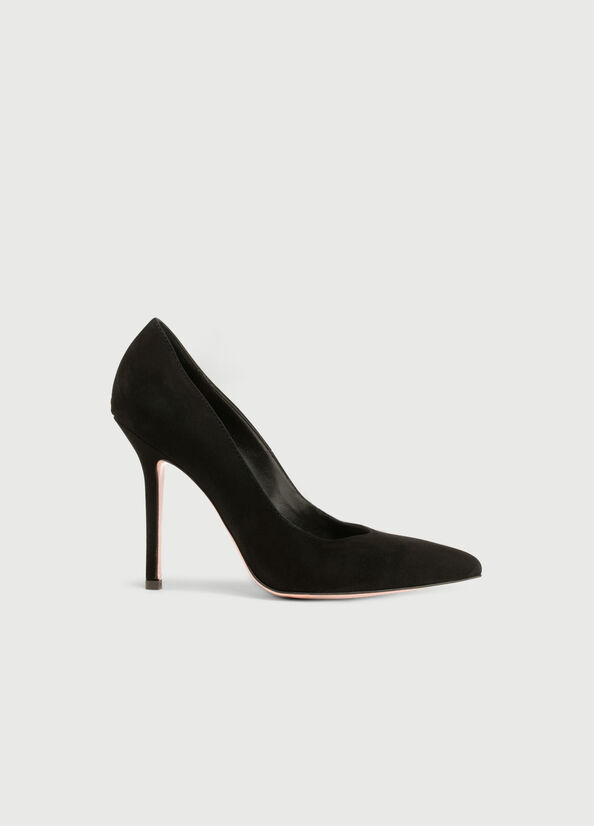 Liu Jo Suede Women's High Heels Black | LEJ-435876