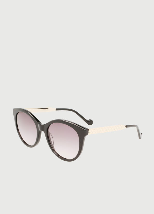 Liu Jo Tea Cup Women's Sunglasses Black | QJV-980523