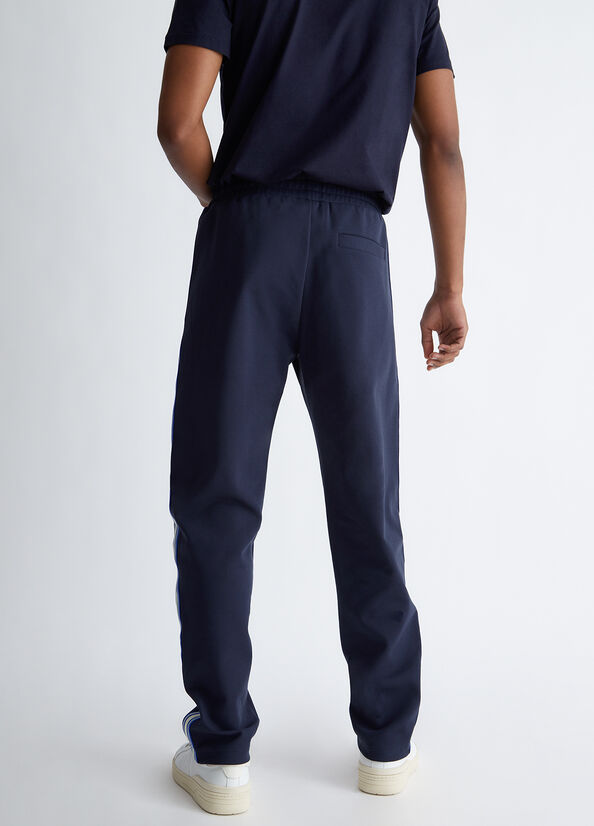 Liu Jo Tracksuit Bottoms Men's Pants Dark Blue | VKH-671902