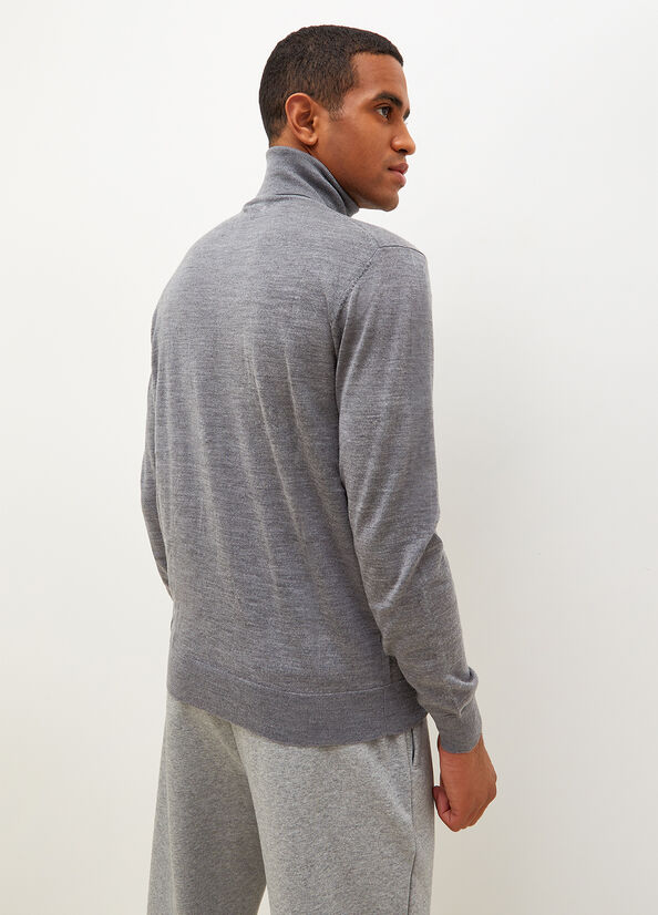 Liu Jo Virgin Turtleneck Men's Sweaters Grey | WAO-402851