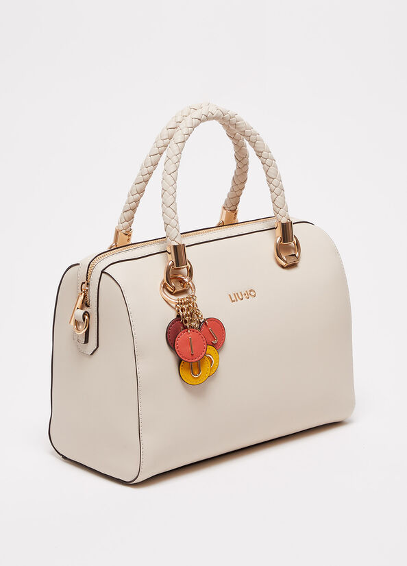 Liu Jo With Charm Women's Handbag Beige | ESK-483021