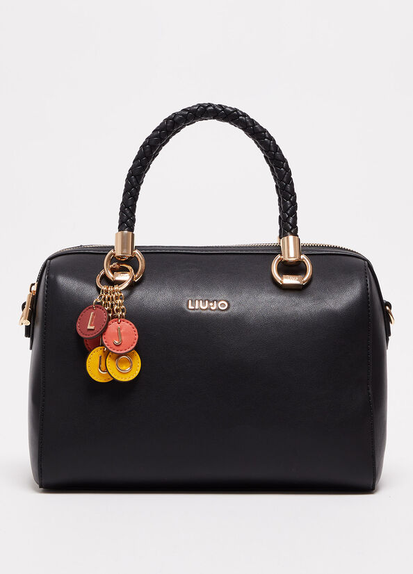 Liu Jo With Charm Women's Handbag Black | QRN-041859