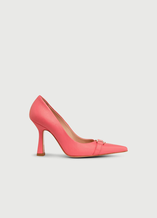 Liu Jo With Jewel Logo Women's High Heels Coral | EGC-743951