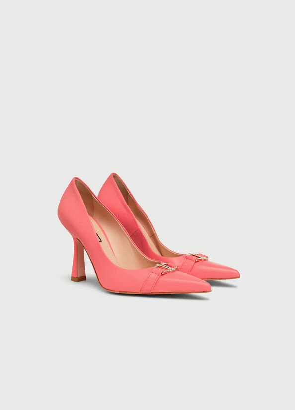 Liu Jo With Jewel Logo Women's High Heels Coral | EGC-743951