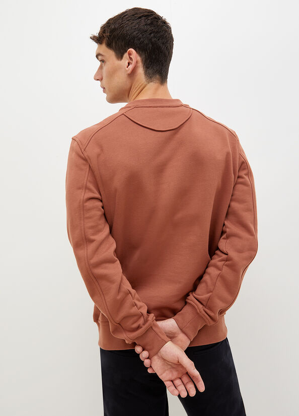 Liu Jo With Logo 1995 Men's Sweaters Brown | RIZ-198472