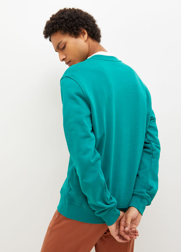 Liu Jo With Logo Men's Sweaters Green | JBY-374162