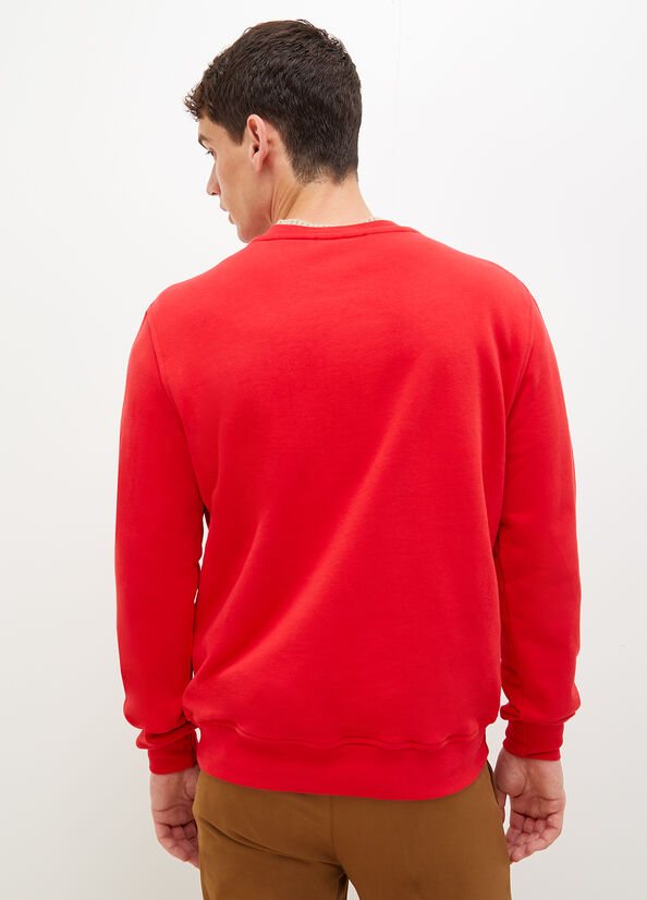 Liu Jo With Logo Men's Sweaters Red | BHW-786421