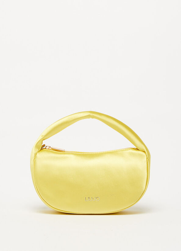 Liu Jo With Logo Women's Handbag Yellow | IKJ-153460