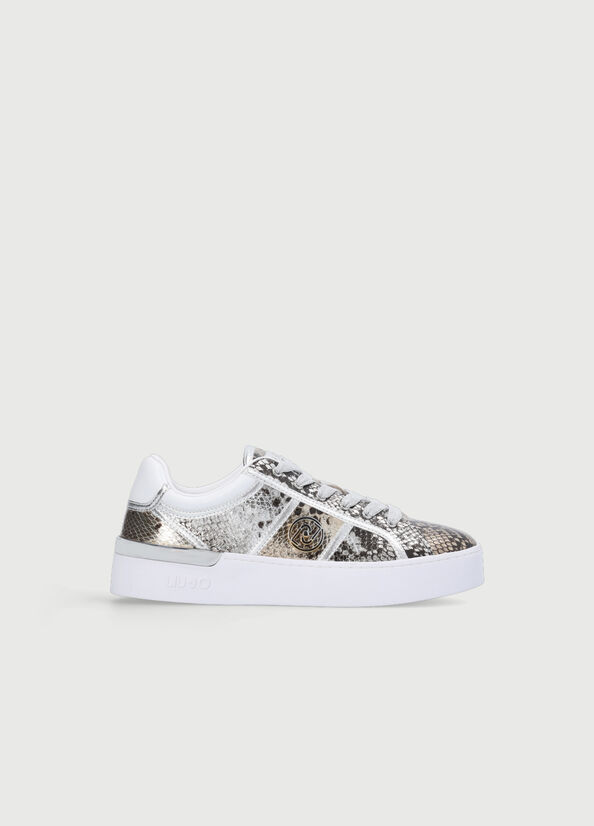 Liu Jo With Snakeskin Effect Print Women's Sneakers Snake | WNJ-938541