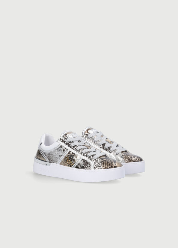 Liu Jo With Snakeskin Effect Print Women's Sneakers Snake | WNJ-938541