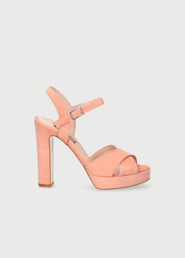 Liu Jo With Wide Heel Women\'s Sandals Pink | FMY-624813