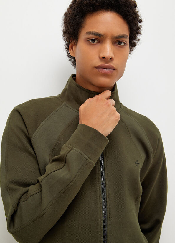 Liu Jo With Zip Men's Sweaters Green | XZR-497650