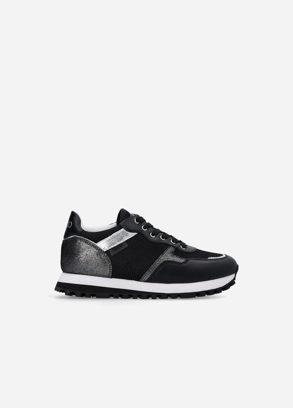 Liu Jo Brighty Mesh Women's Sneakers Black | BYJ-390178