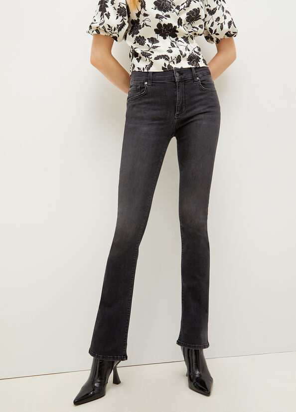 Liu Jo Denim Authentic cut Women's Skinny Jeans Black | DRS-164053