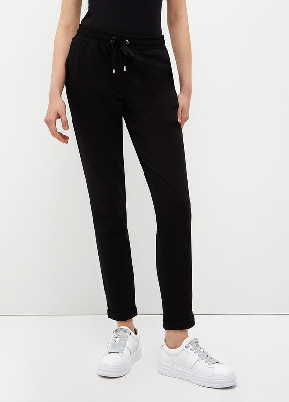 Liu Jo Eco-Friendly Jogging Women's Pants Black | CLT-740328