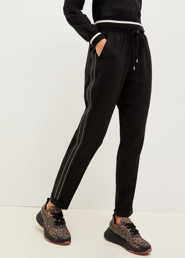 Liu Jo Eco-Friendly Jogging Women's Pants Black | XBI-260978