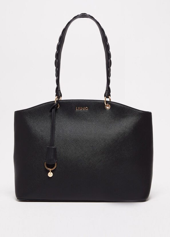 Liu Jo Eco-Friendly Women's Shopper Bag Black | UEA-792413