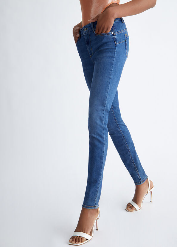 Liu Jo Eco-Friendly Women's Skinny Jeans Blue | AJB-914078