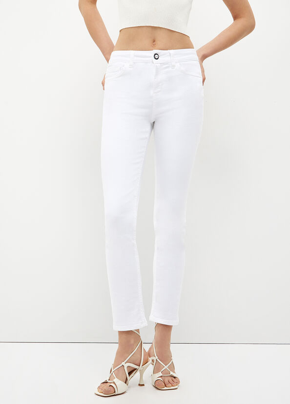 Liu Jo Eco-Friendly Women's Skinny Jeans White | GVN-217563