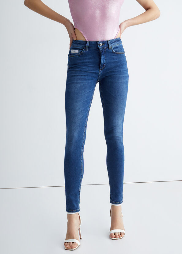 Liu Jo Eco-Friendly Women's Skinny Jeans Blue | QBS-569823