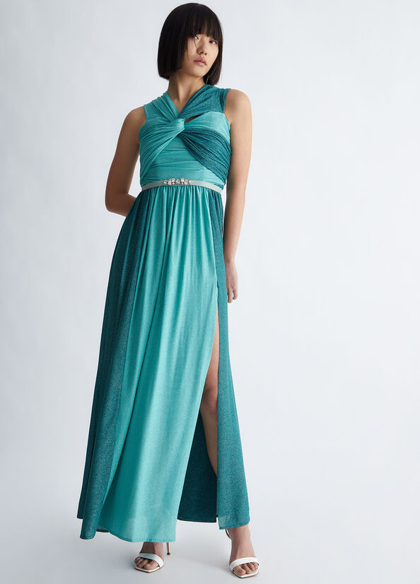 Liu Jo Formal Women's Dress Light Turquoise Green | UVC-185267