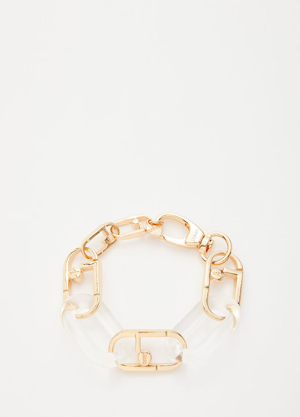 Liu Jo Monogram Bracelet Women's Jewelry White | CHX-971548