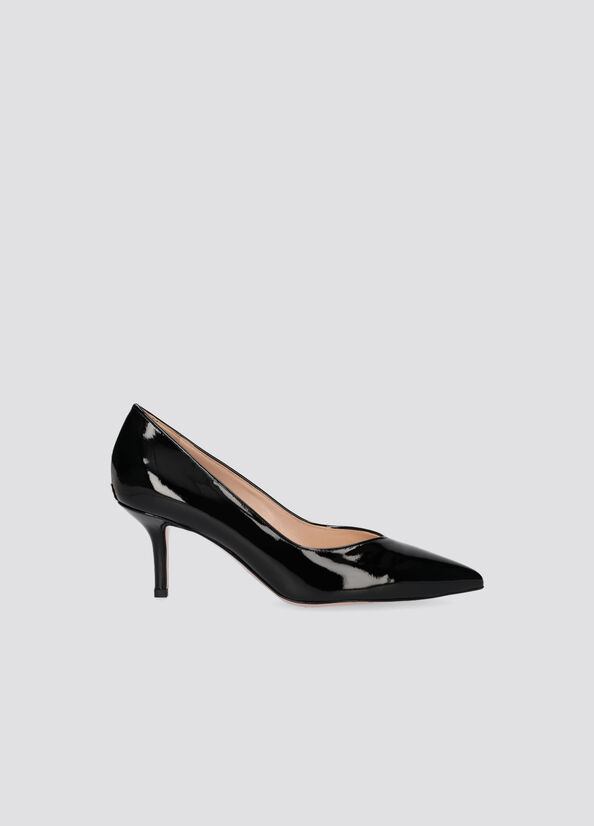 Liu Jo Patent Leather Women's High Heels Black | TLG-924671