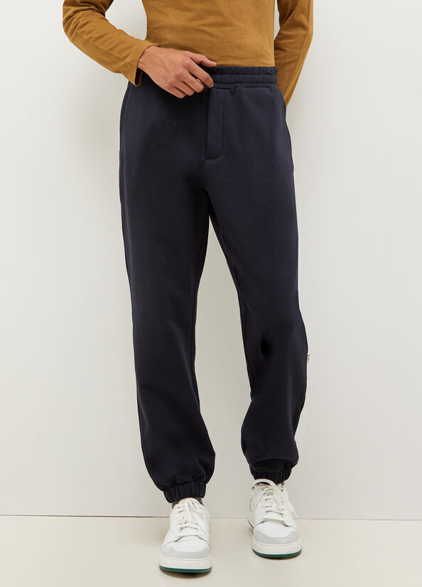 Liu Jo Plush Joggers Men's Pants Dark Blue | UYW-713902