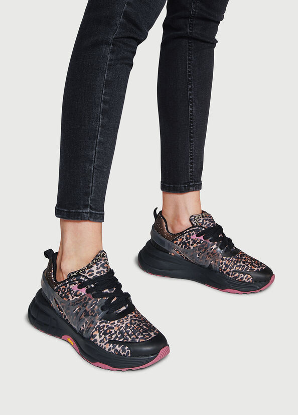 Liu Jo Powered By Vibram Women's Sneakers Black | ONW-169357