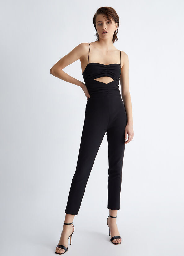 Liu Jo Smart Jumpsuit Women's Dress Black | BVI-970153