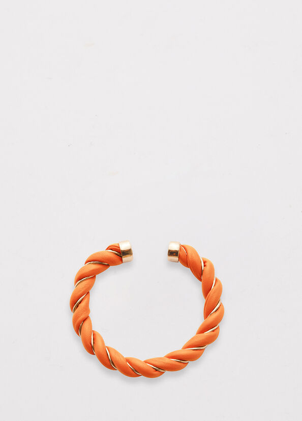 Liu Jo Torchon-Effect Bracelet Women's Jewelry Orange | CAN-714398