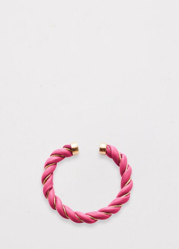 Liu Jo Torchon-Effect Bracelet Women's Jewelry Pink | TFK-930216