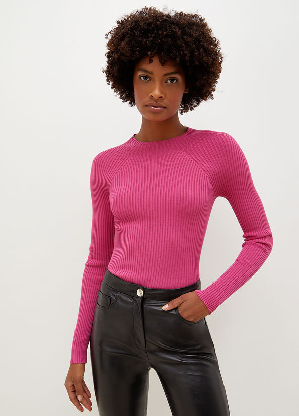 Liu Jo With Cut-Outs Women's Sweaters Pink | HVP-506491