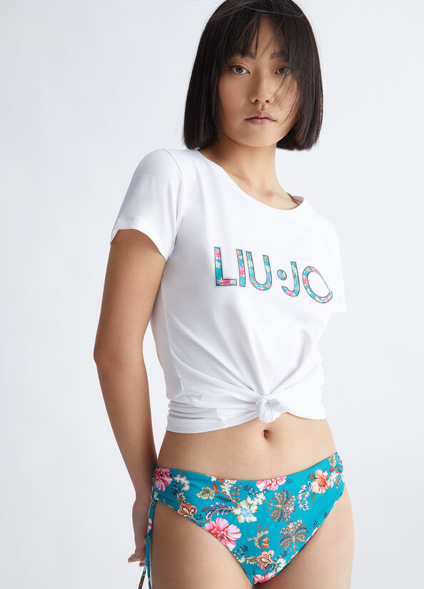 Liu Jo With Logo Women's Tops White | NWF-609572