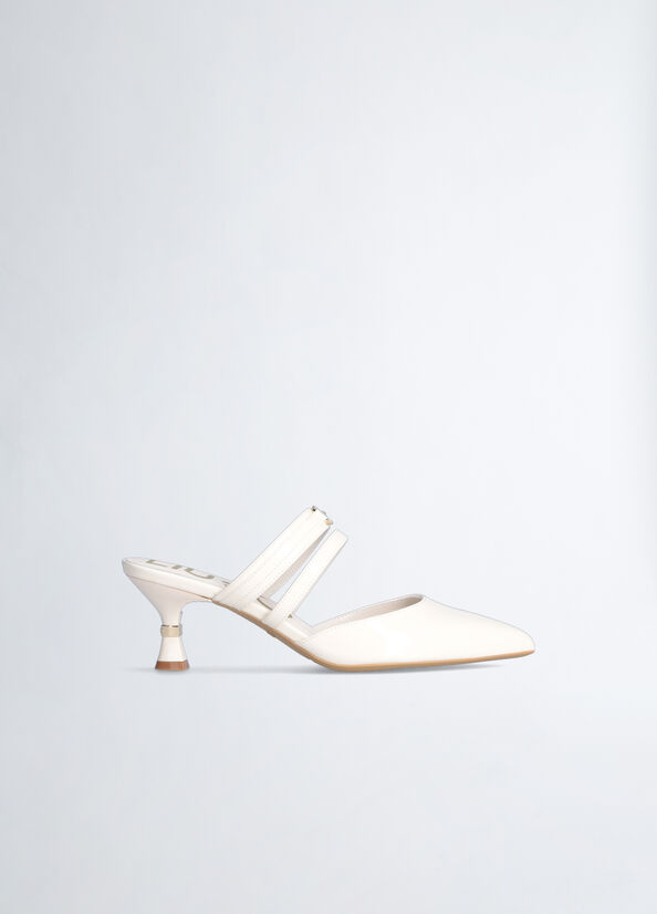 Liu Jo With Low Heel Women's Sandals White | DIO-972856